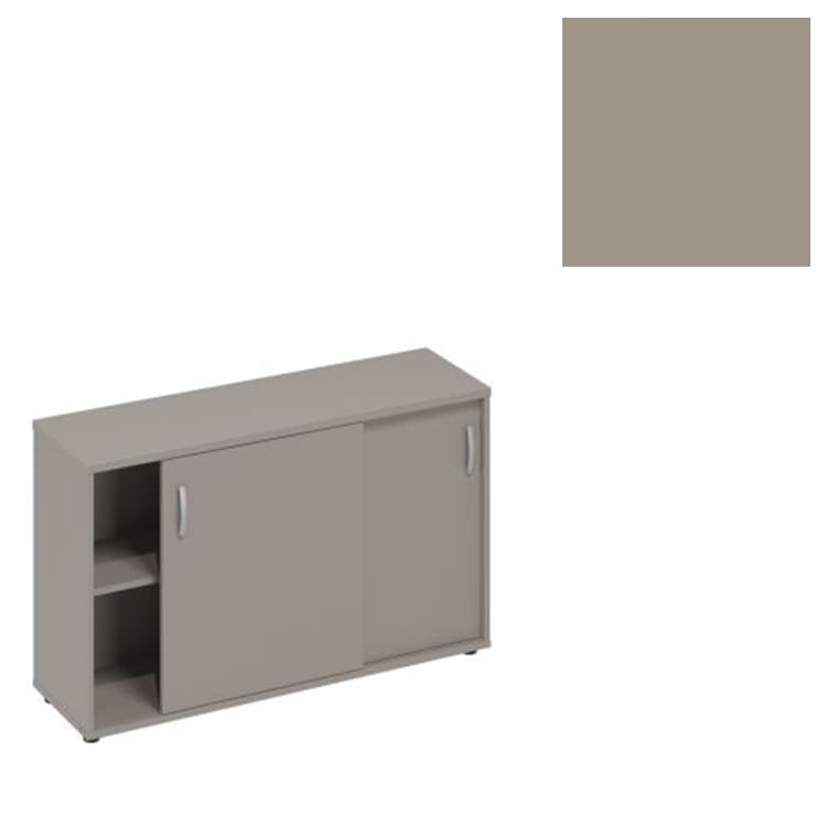 Шкаф-купе низкий (для 2-х столов 60) Юнитекс А4 (124.4x36.4x75.6) А4 330 МП мокко премиум