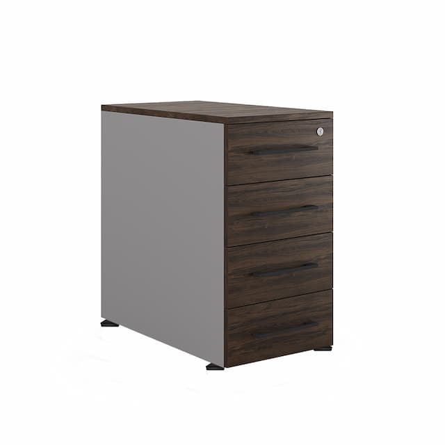 Тумба приставная Kobor TS4-40/50 aluminum/charlston