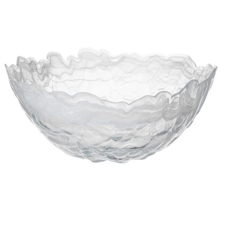 Салатник ARDACAM Lava ARD 2087.2 d 30 см h 12,5 см (стекло, цвет / декор белый)