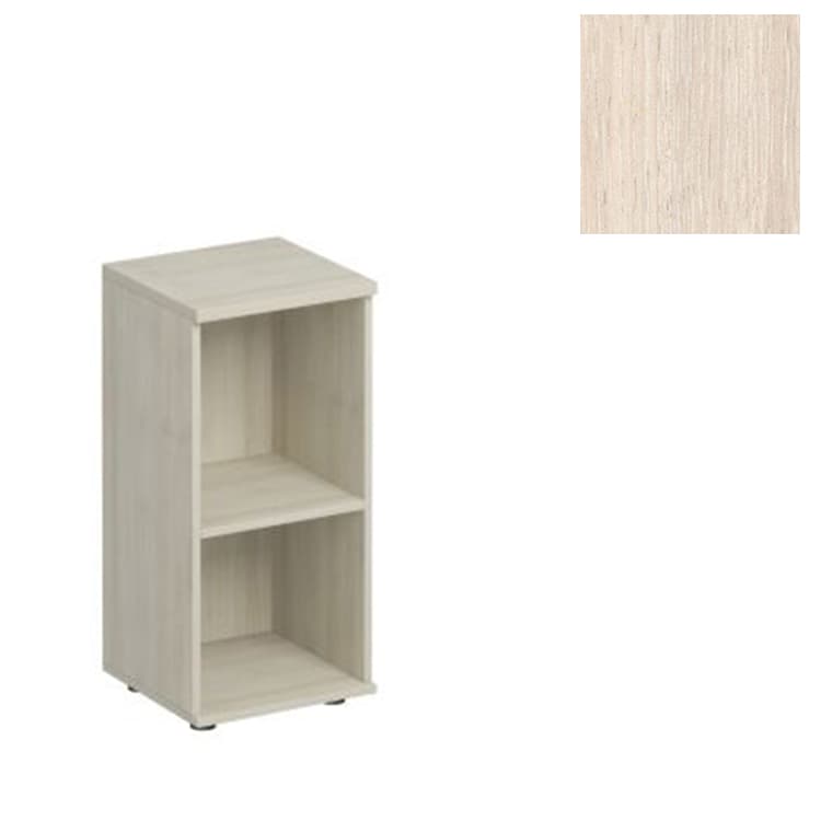 Стеллаж низкий узкий Юнитекс Комфорт К.422 ДШ (40x38x84) дуб шамони