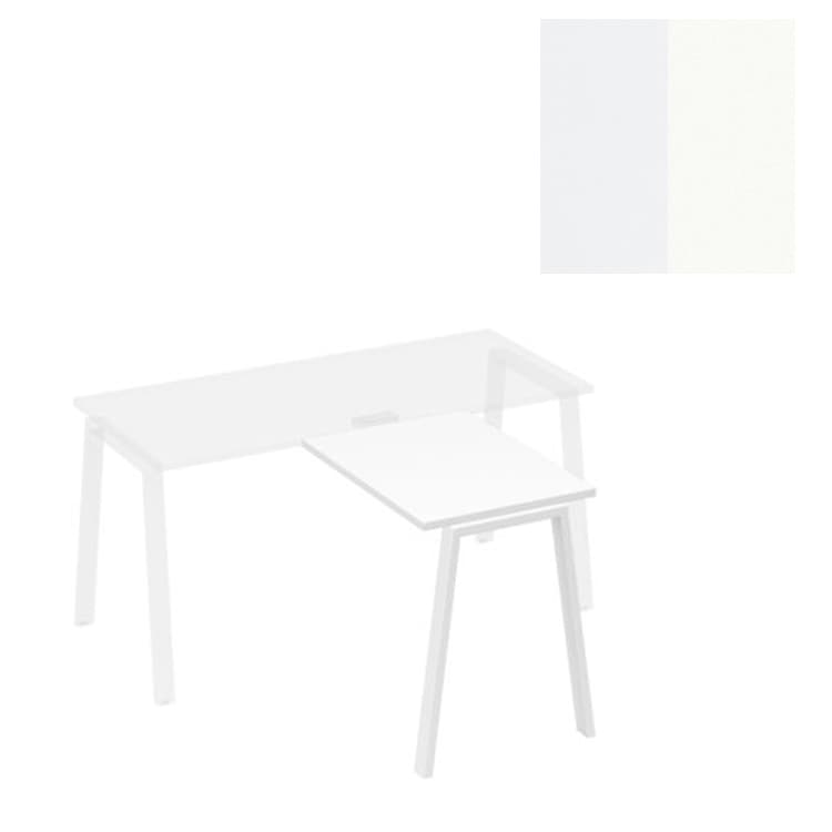 Брифинг-приставка с каркасом Юнитекс А4 TRE А4 Б3 071 БП (80x60x75) белый премиум/металлокаркас белый