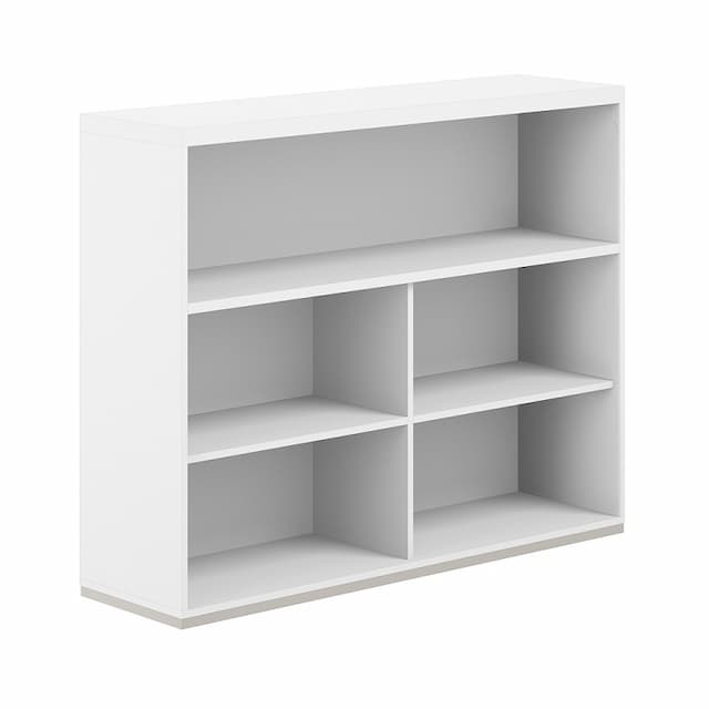 Стеллаж-комбо 1238 односторонний Norden Allegro AG.251.101.671.WH с топом и экраном ЛДСП