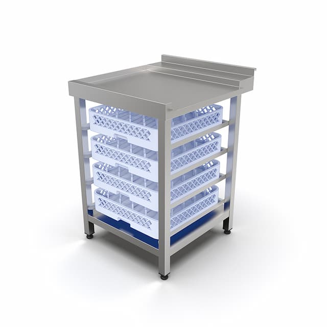 Стол для посудомоечной машины выходной КОБОР СПМ/3-60/70/П