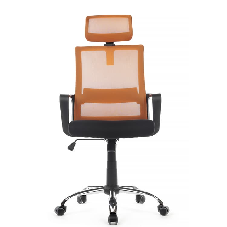Кресло Riva Chair Mint RCH 1029HB чёрный/оранжевый