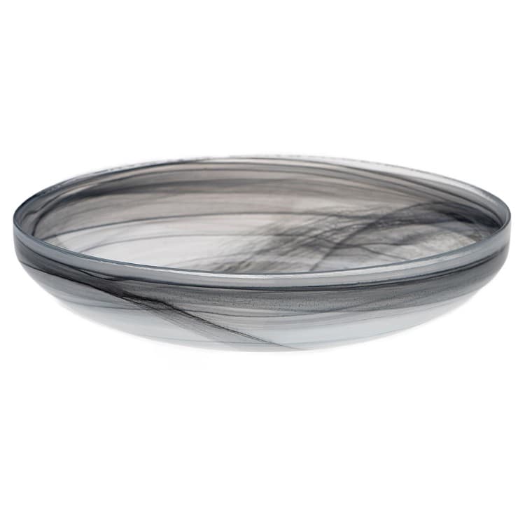 Салатник ARDACAM Ethos ARD 1833.7 d 28 см h 5,5 см (стекло, цвет / декор черно-белый)