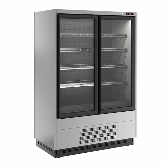 Витрина холодильная Carboma FC20-07 VL 1,0-1 0300 боковина металлическая (0430) Cube 2 STANDARD фронт X5L