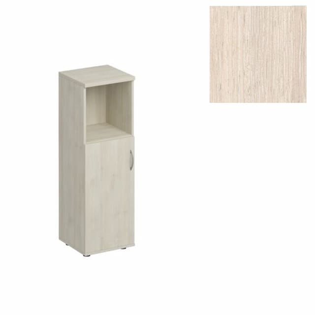 Шкаф для документов средний узкий полузакрытый Юнитекс Комфорт К.367 ДШ (40x38x123) дуб шамони