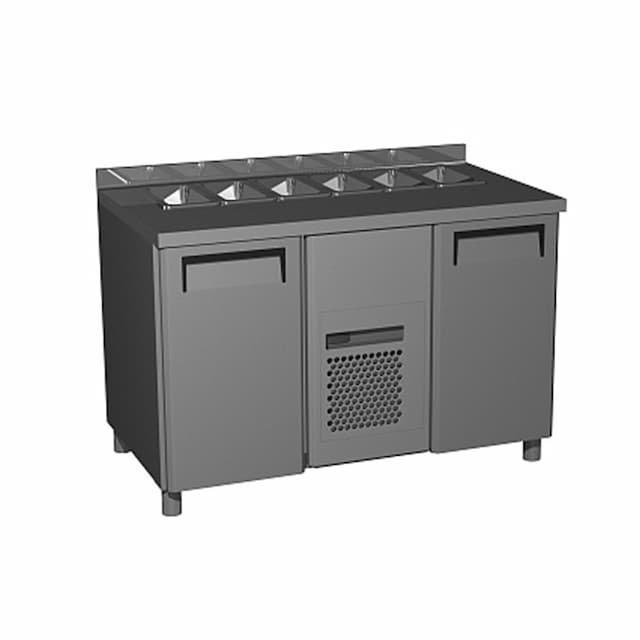 Стол холодильный для салатов Полюс 700 SALAD ONE SIDE T70 M2sal-1 0430 (SL 2GN Сarboma)