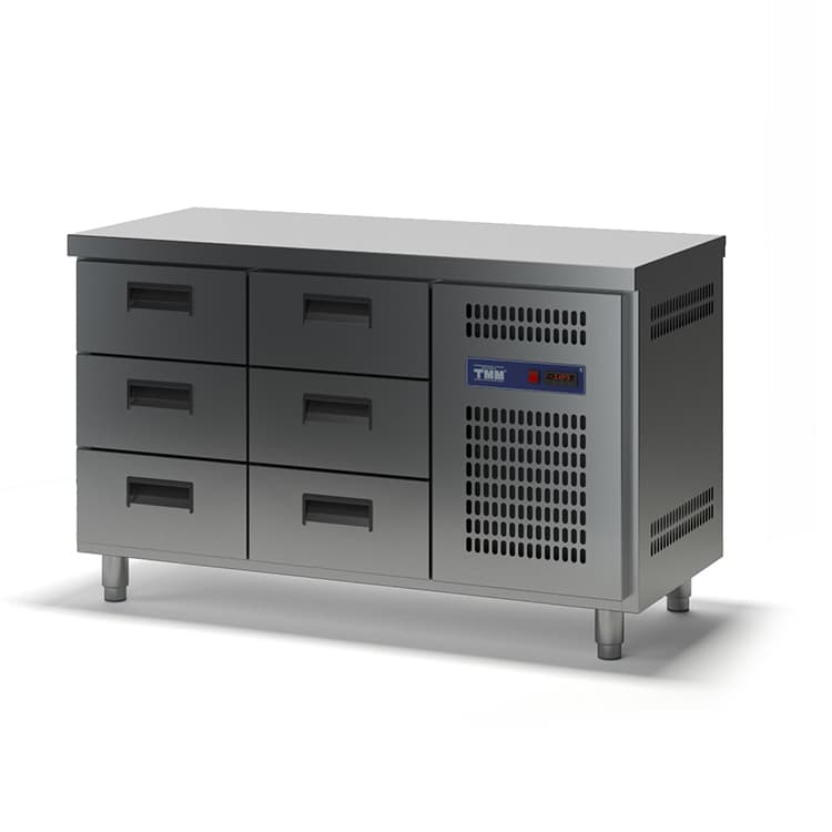 Стол холодильный ТММ СХСБ-1/6я (без борта) (1390х600х870)