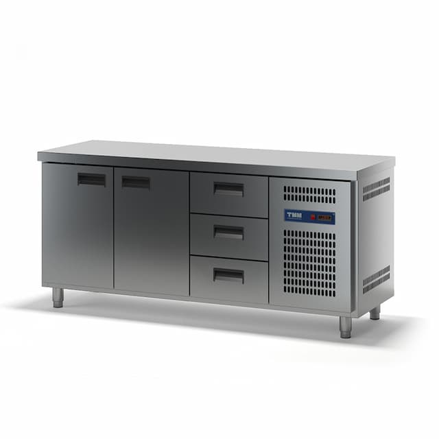 Стол холодильный ТММ СХСБ-К-1/2Д-3Я (без борта)(1835х600х870)