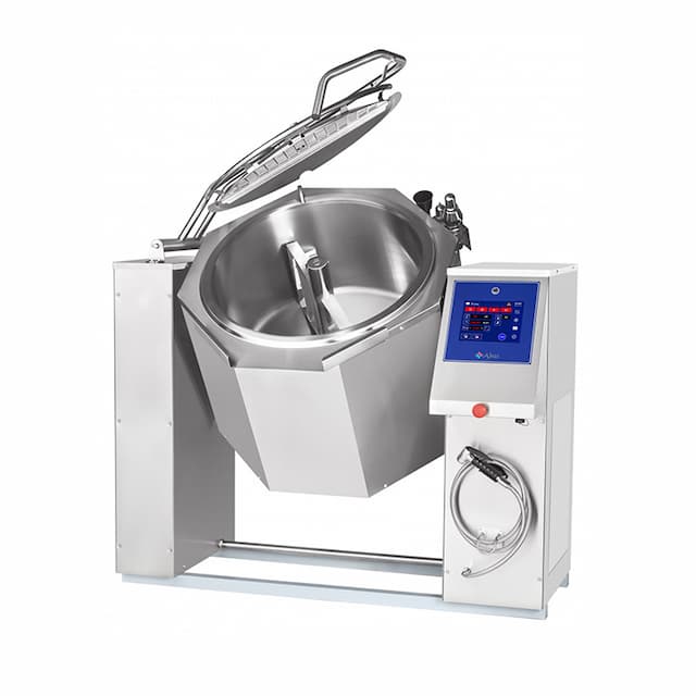 Котел пищеварочный опрокидывающийся Чувашторгтехника КПЭМ-100-ОМП с миксером