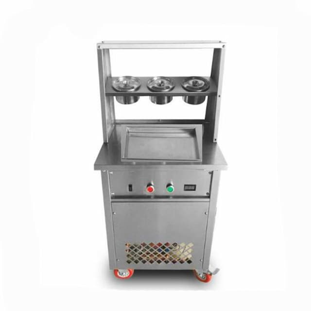 Фризер для ролл мороженого Foodatlas KCB-1F (стол для топпингов)