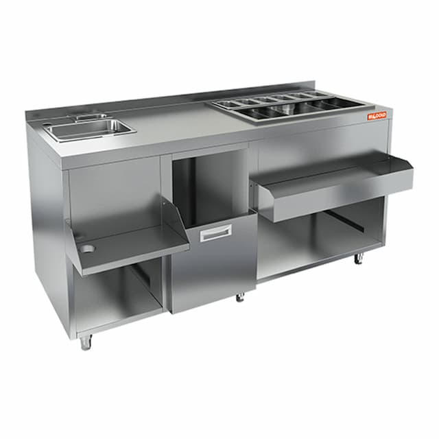 Барная станция Hicold НБМКС-15/7БПК (без ящиков и вертушки)